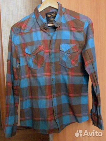 Рубашка джинсовая (размер L)