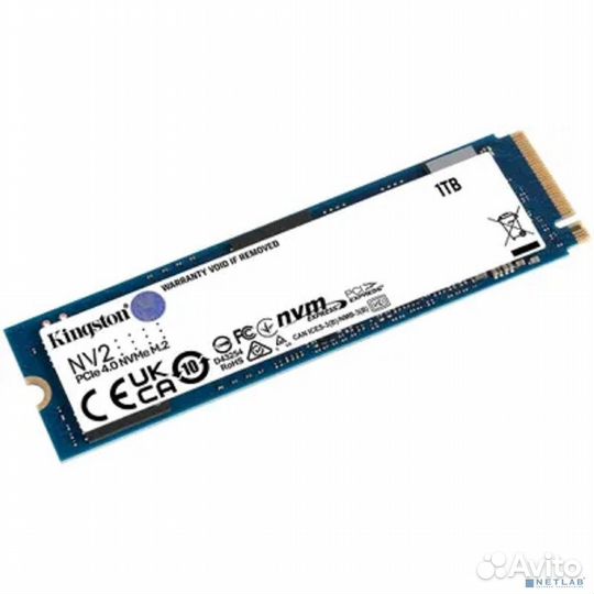 Kingston SSD 1Tb M.2 SNV2S/1000G NV2 M.2 2280 NVMe