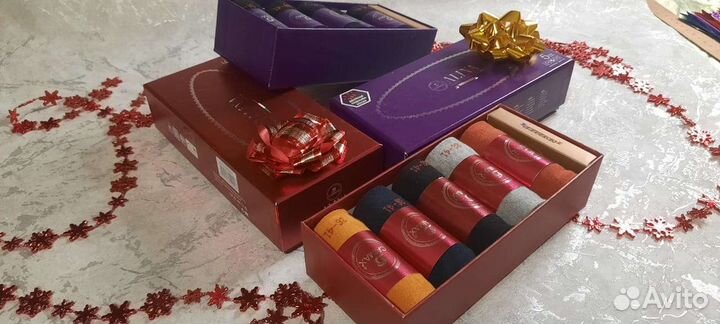 Носки подарочные в коробке 5шт