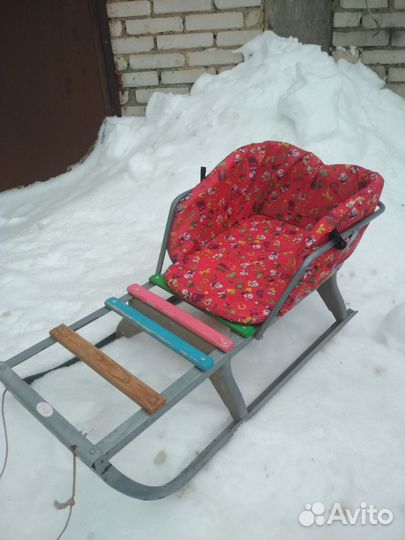 Детские зимние санки