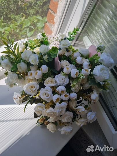 Искусственные цветы для декора свадьбы