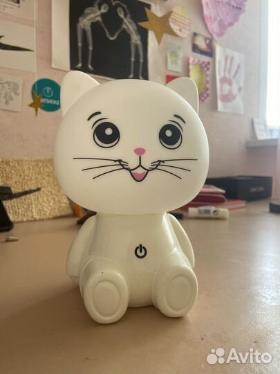 Ночник детский котик