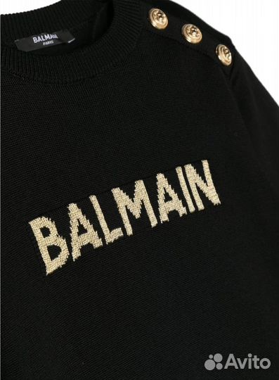 Свитер с логотипом Balmain