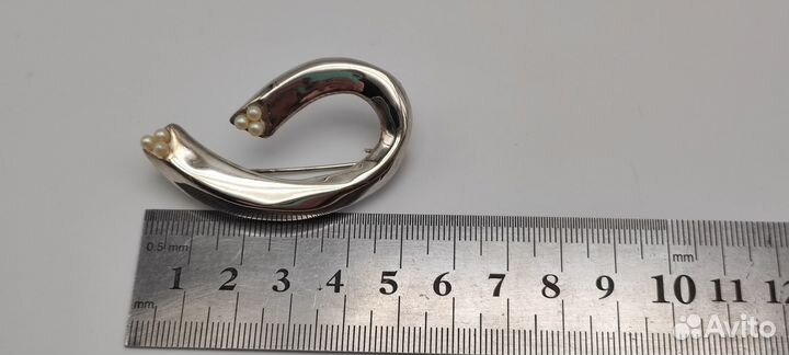 Брошь винтажная 1960-1980-е гг. №28 109 Размер и с