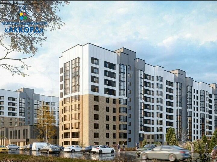 1-к. квартира, 37,1 м², 12/17 эт.