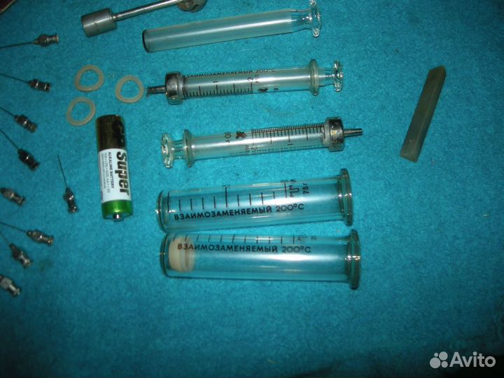 Шприцы многоразовые СССР бикс одним лотом