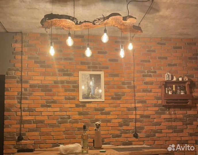 Люстра из слэба