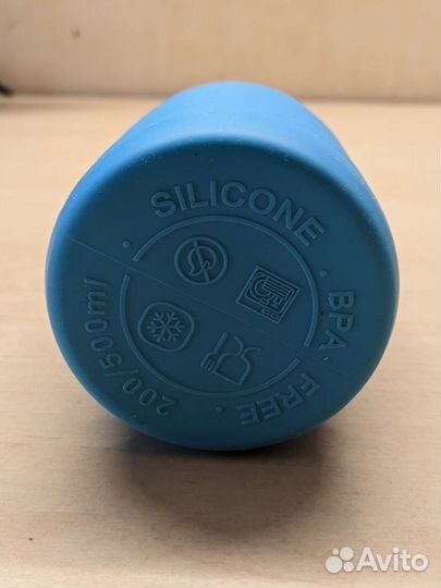 Бутылочка для воды силиконовая