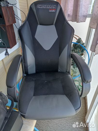 Компьютерное кресло кожа бу