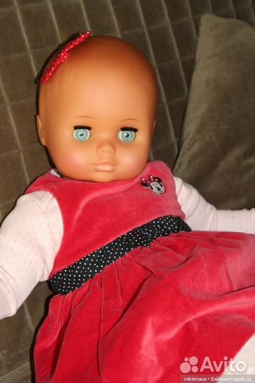 Кукла Большой пупс ГДР с мягким телом