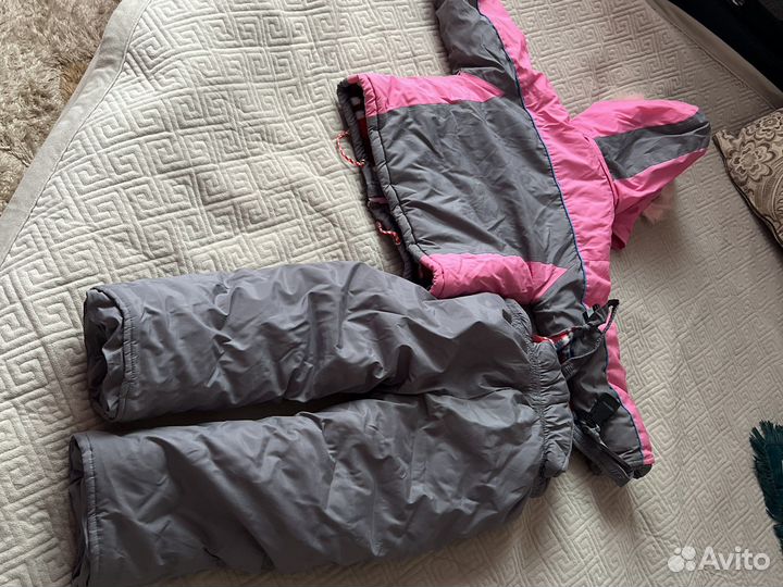 Зимний костюм для девочки 104 110