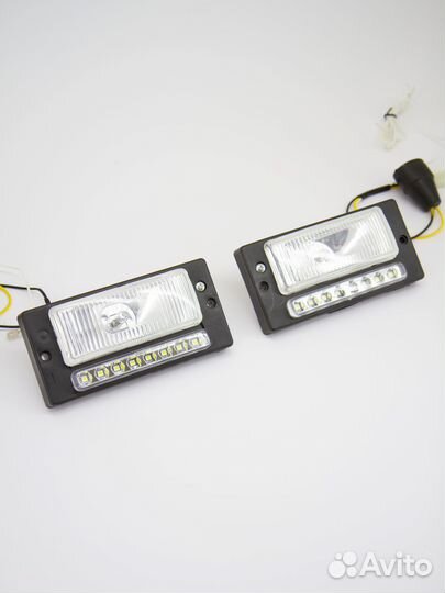 Противотуманные фары ваз 2110 с дхо