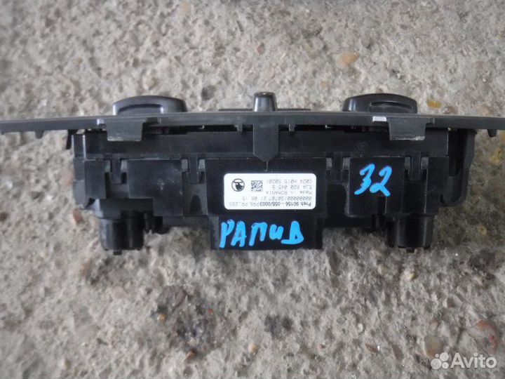 Блок управления отопителем Skoda Rapid cwvb 2015