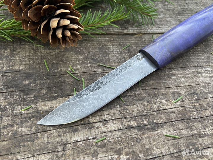 Туристический нож «Манси» Дамасская сталь