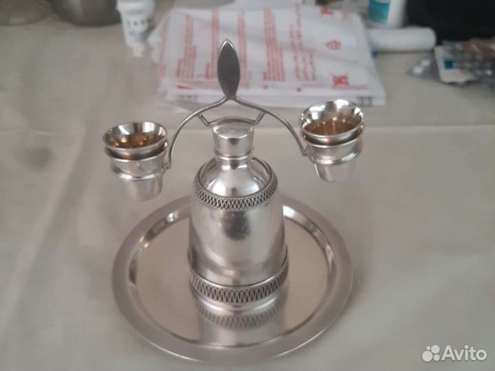 Графин с рюмками коньячный старинный