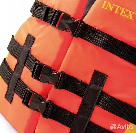 Жилет для плавания пенопл. вставки Intex 23-41кг