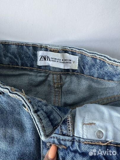 Женские джинсовые шорты Zara 28