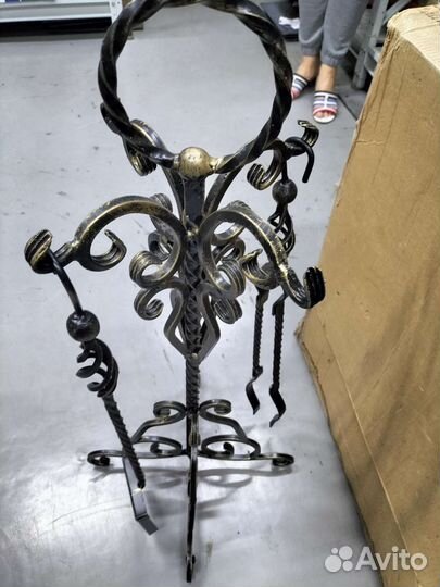 Стойка каминная