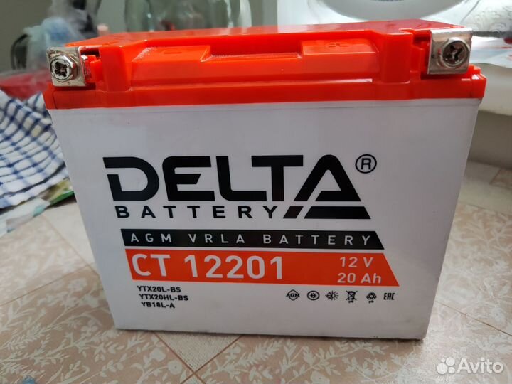 Аккумулятор для мототехники