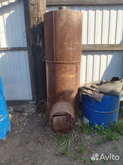 Печь для бани из 530 трубы