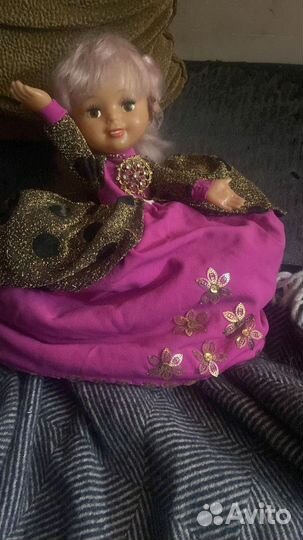 Кукла грелка на чайник СССР