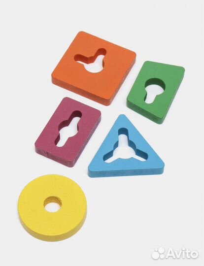 Новые. Развивающие игрушки, пирамида сортер