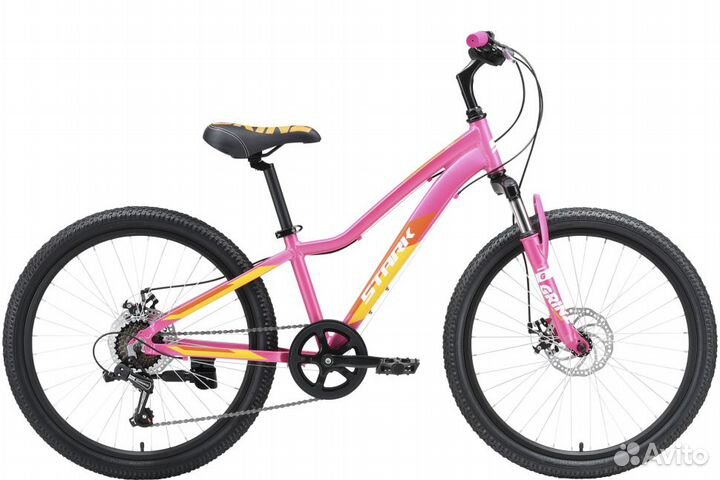 Велосипед Stark'23 Bliss 24.1 D розовый/оранжевый