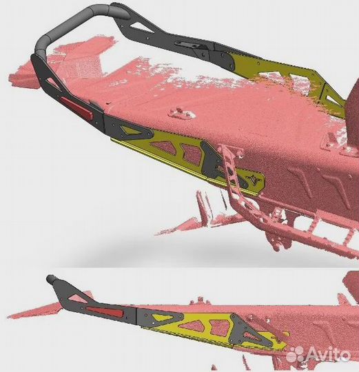 Бампер задний 155