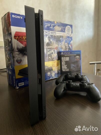Sony Playstation 4 slim 500gb + игры + 2 dualshock
