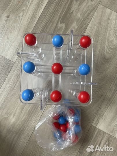 Игра крестики нолики 3D русский стиль