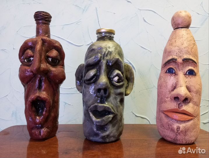 Бутылки декоративные