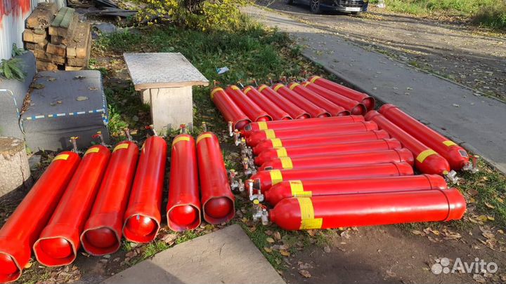 Баллоны и системы газового пожаротушения