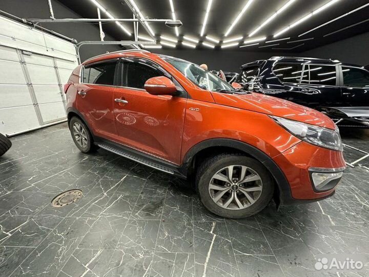 Пороги Kia Sportage 2010-2014 подножки спортейдж