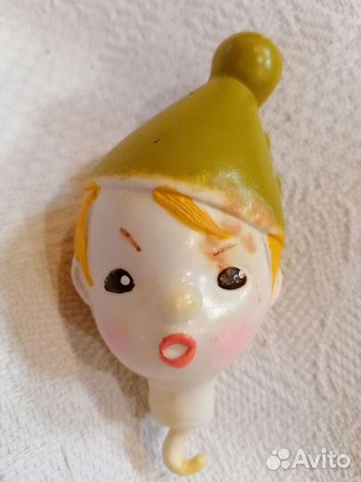 Клоун голова целлулоид