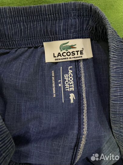 Новые шорты lacoste