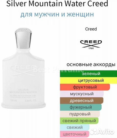 Creed Silver Mountain Water 100 ml