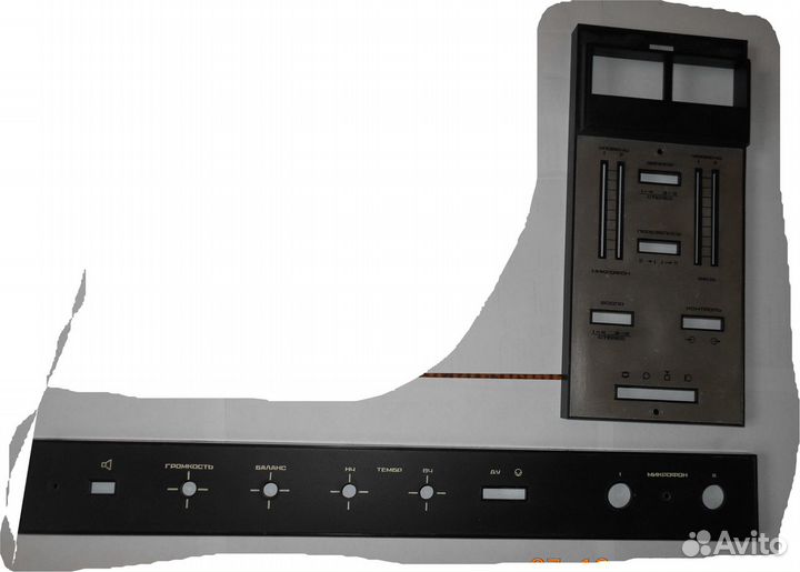 Лицевая панель магнитофона, усилителя