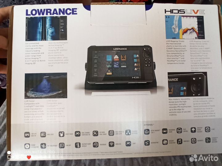 Эхолот - катплоттер lowrаnce HDS-9 live