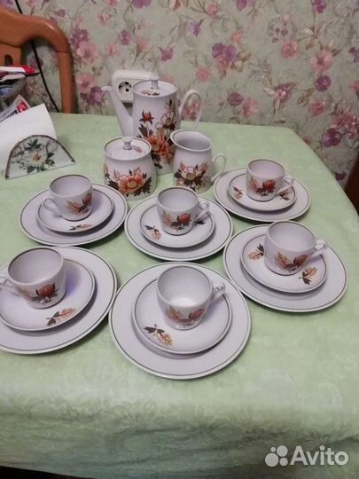 Сервиз кофейный новый