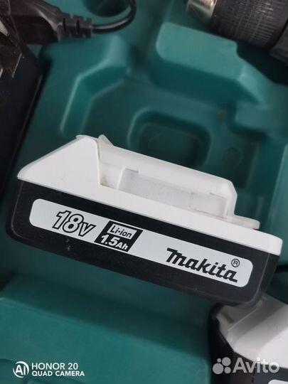 Аккумуляторная дрель шуруповерт makita 18v