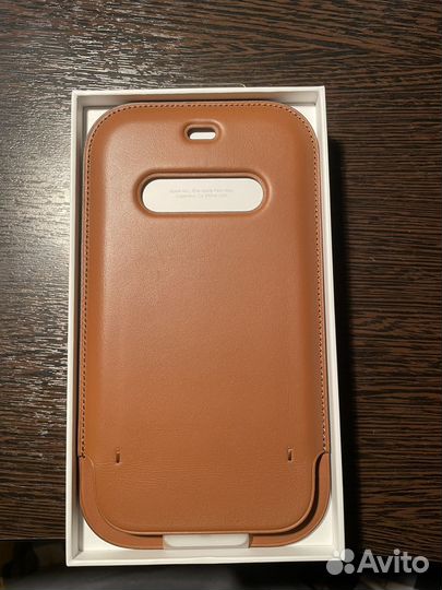 Чехол iPhone 12 /12 pro Leather Sleeve оригинал