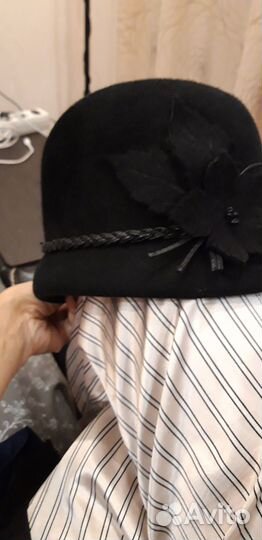 Шляпка женская фетровая