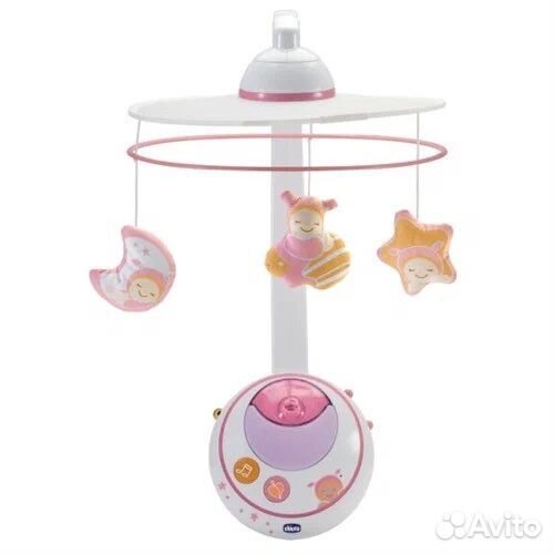 Мобиль chicco с проектором на потолок