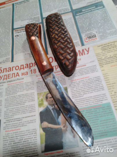 Изготовлю ручку и ножны из дерева