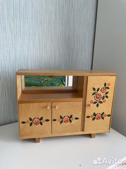 Игрушки СССР мебель, шкафчик для одежды игровой