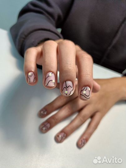 Маникюр педикюр гель лак