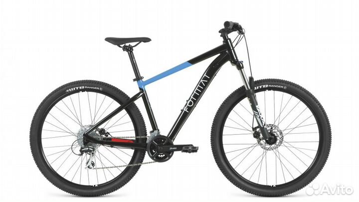 Велосипед горный Format 1414 d-27,5 2х9 (2023) L ч