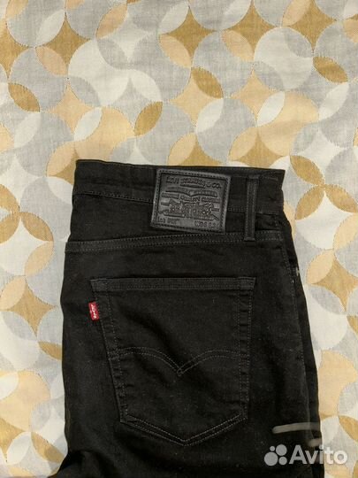 Оригинальные Джинсы Levi's 512 черные мужские