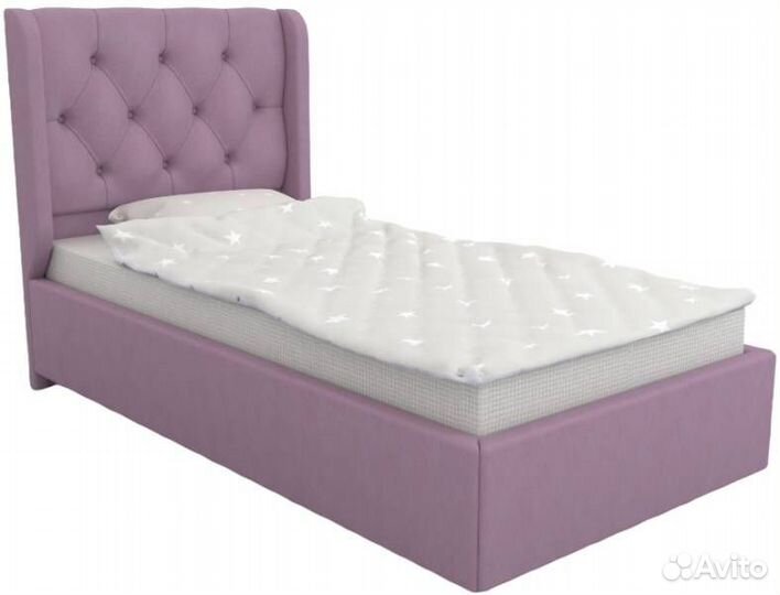 Детская кровать с большим изголовьем