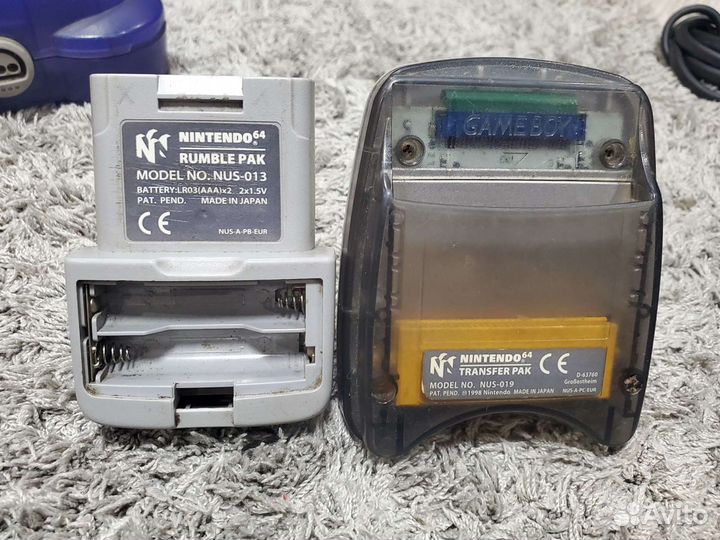 Джойстик и паки Nintendo 64